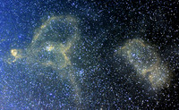 Heart & Soul Nebula R of Perseus Arm of  Cassiopeia