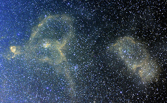 Heart & Soul Nebula R of Perseus Arm of  Cassiopeia